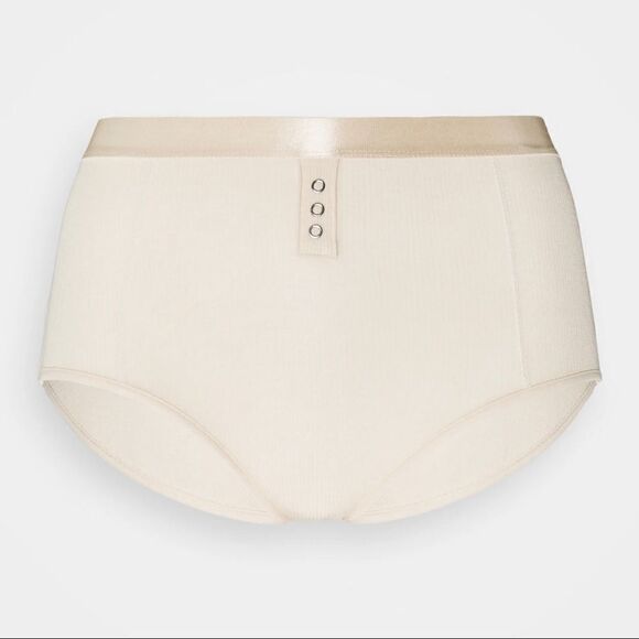NWT Free People Intimately High-Waist Tea Colored Snaps Snaps Panties - Picture 7 of 9